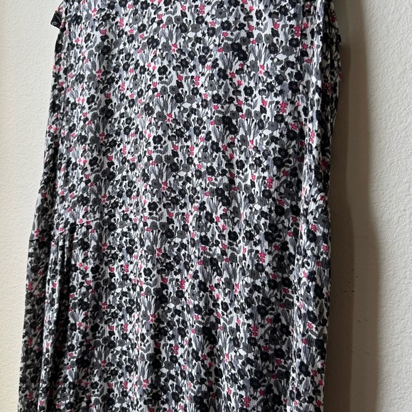 Zadig & Voltaire Black Pink Floral Ringo Print Dress Small Eve Sz S - Picture 4 of 13
